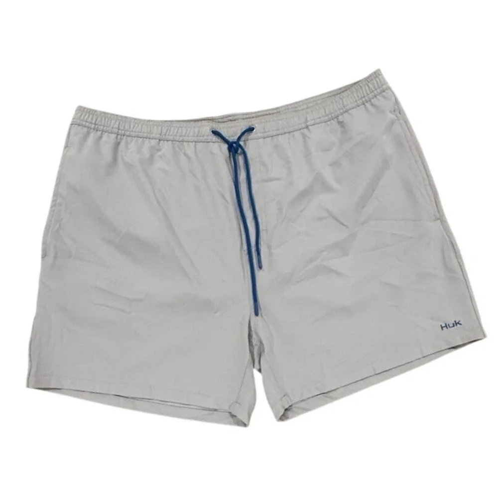 Huk Performance‎ Fishing Shorts Gray Men's XXL